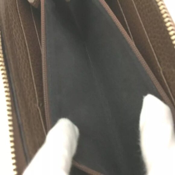 Authentic Gucci GG Logo Monogram Canvas/Leather Zippy Continental Wallet - Picture 7 of 13